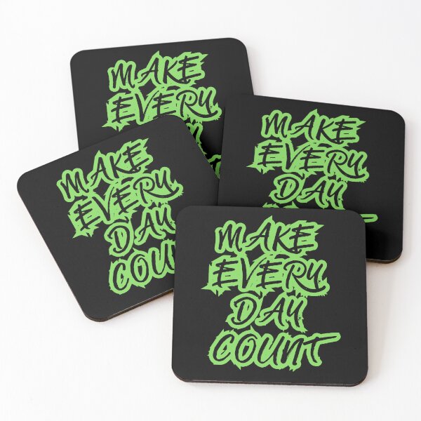 Item preview, MAKE EVERY DAY COUNT designed and sold by stickersrafisa.