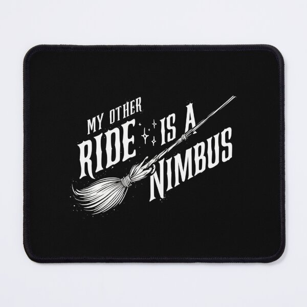 Item preview, My Other Ride is a Nimbus - Flying Broom - Wizard designed and sold by Fenay Designs.