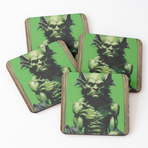 Item preview, Grinch Green Gargoyle Sculpture designed and sold by JojiKebamura.