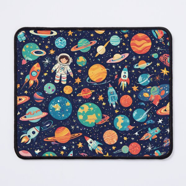 Item preview, Planets and Space Pattern designed and sold by NerdscapeDC.