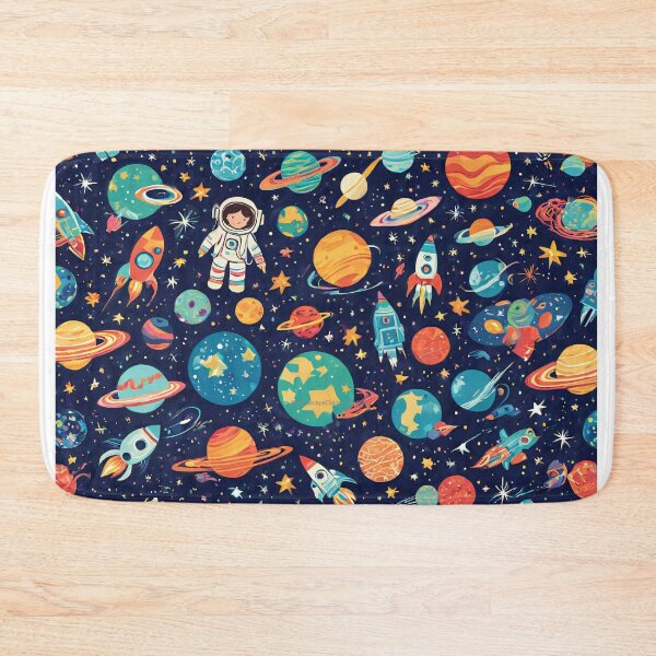 Item preview, Planets and Space Pattern designed and sold by NerdscapeDC.