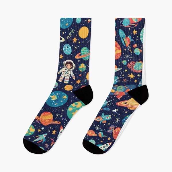 Item preview, Planets and Space Pattern designed and sold by NerdscapeDC.