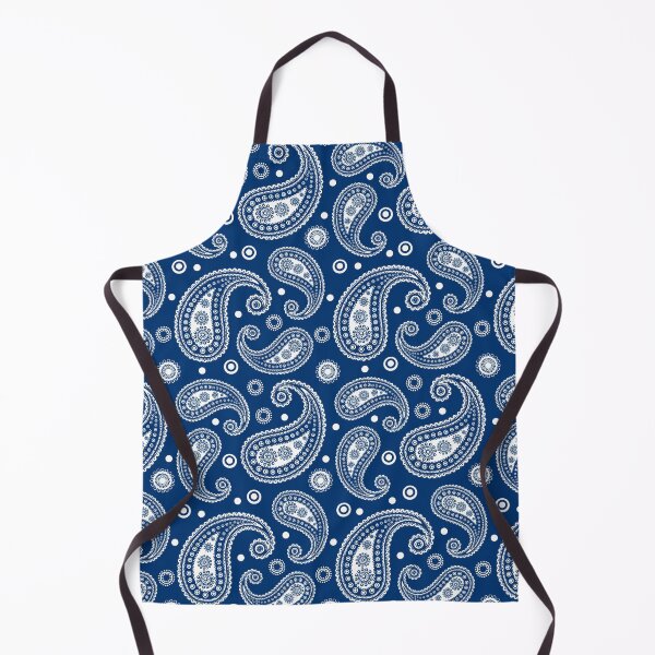 Item preview, Blue and white Paisley Pattern designed and sold by EmeraldeaArt.