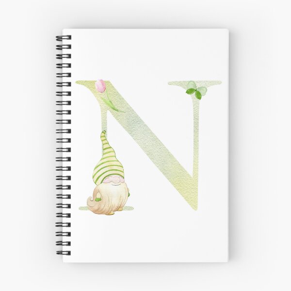 Item preview, Watercolor Spring letter N designed and sold by tapilipa.