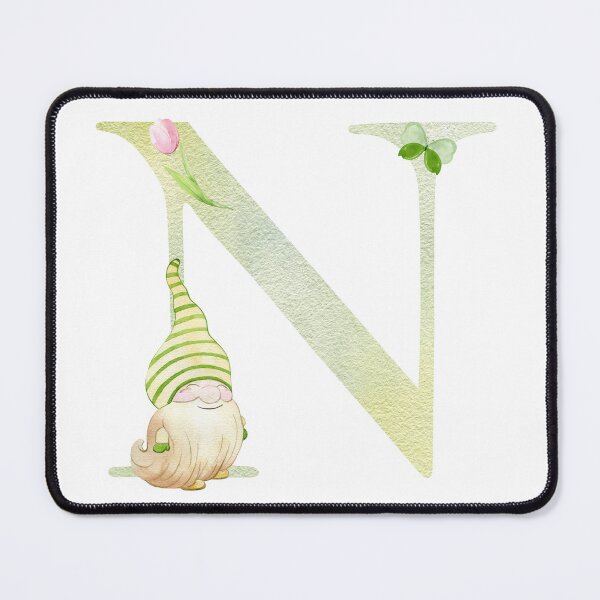 Item preview, Watercolor Spring letter N designed and sold by tapilipa.
