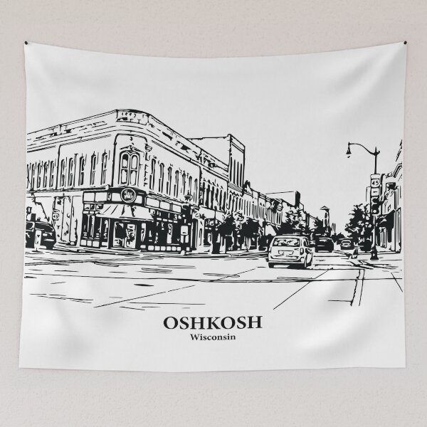 Item preview, Oshkosh - Wisconsin designed and sold by Lakeric Cityscapes.