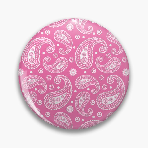 Item preview, Pink and white Paisley Pattern designed and sold by EmeraldeaArt.