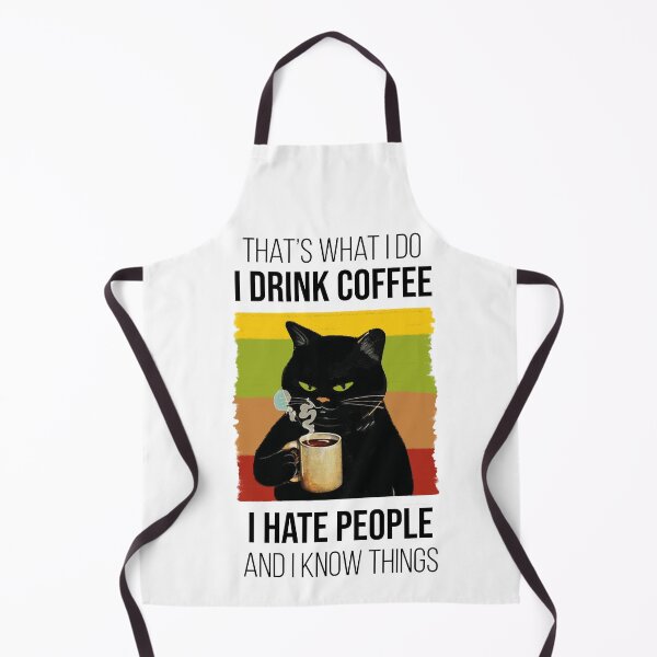 Item preview, Sassy Coffee Cat designed and sold by ShireIllustra.