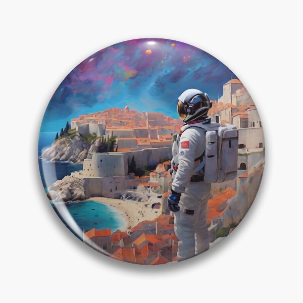 Item preview, Astronaut in surreal space designed and sold by M-Y-A-R-T-.