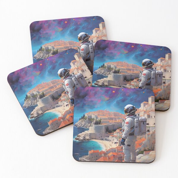 Item preview, Astronaut in surreal space designed and sold by M-Y-A-R-T-.