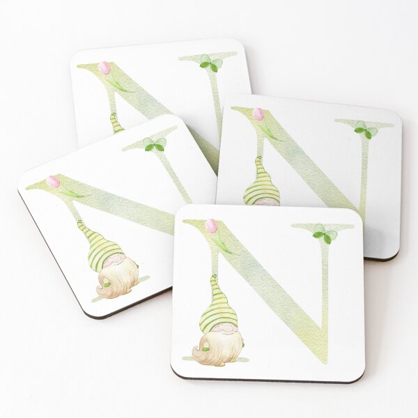 Item preview, Watercolor Spring letter N designed and sold by tapilipa.