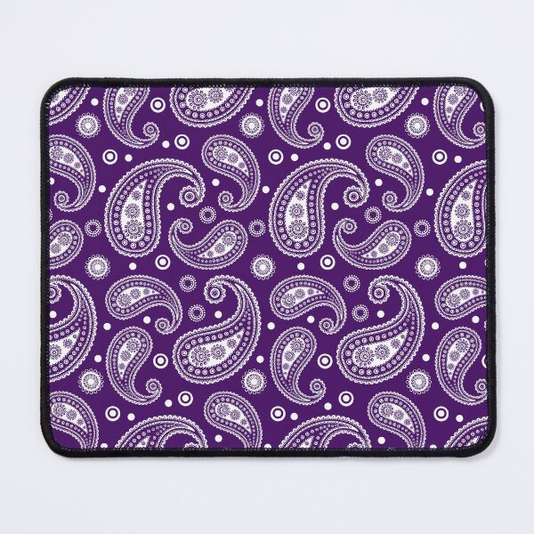 Item preview, Purple and white Paisley Pattern designed and sold by EmeraldeaArt.