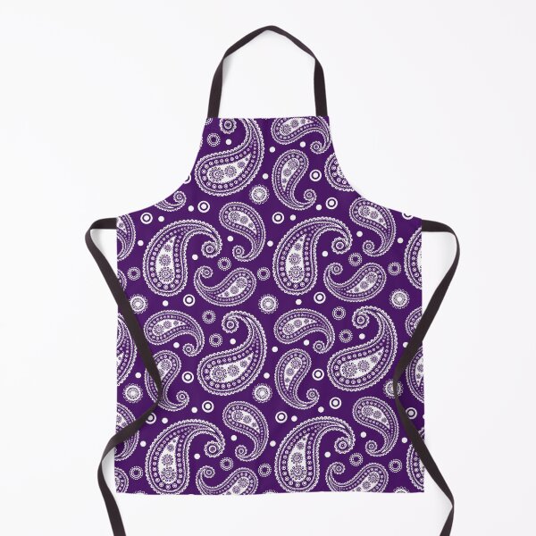 Item preview, Purple and white Paisley Pattern designed and sold by EmeraldeaArt.