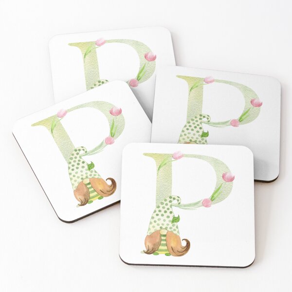 Item preview, Watercolor Spring letter P designed and sold by tapilipa.