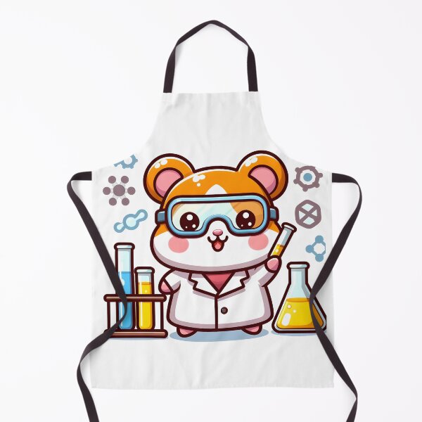Item preview, Kawaii Hamster With Lab Coat And Goggles designed and sold by CanvasCutie.