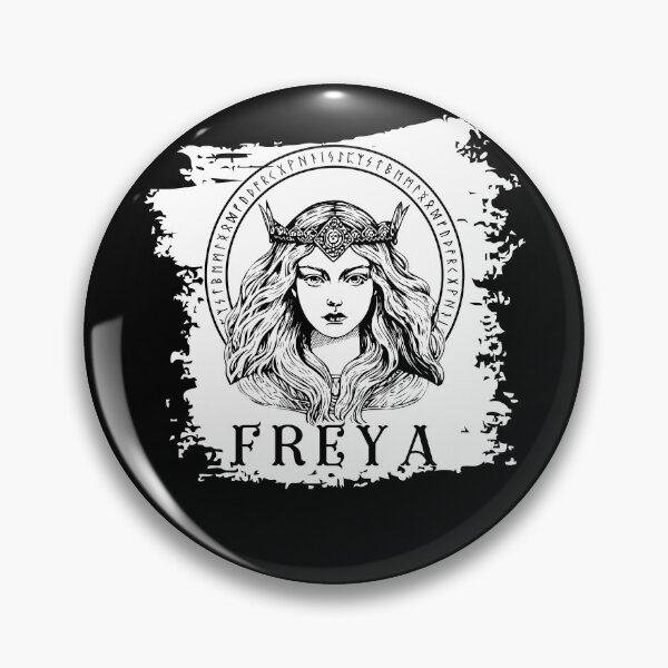 Item preview, Freya Viking Goddess of fertility and battle Norse Mythology Freyja runes designed and sold by Lady-Frost.