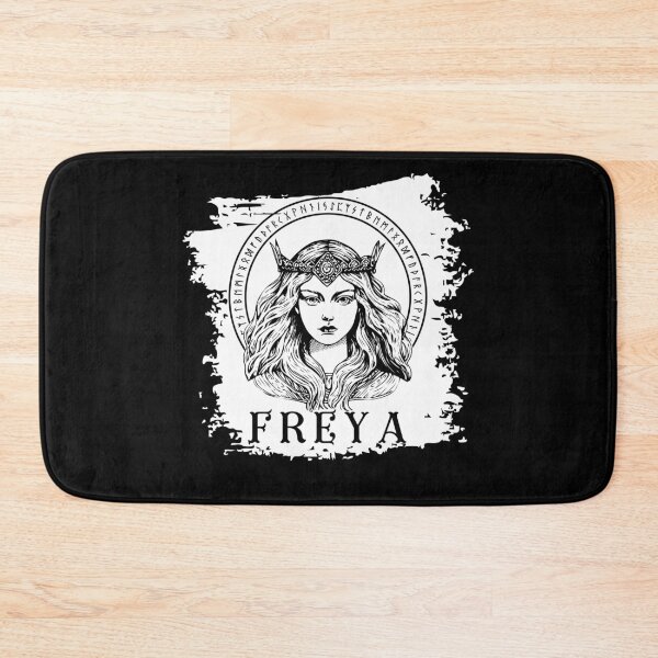 Item preview, Freya Viking Goddess of fertility and battle Norse Mythology Freyja runes designed and sold by Lady-Frost.