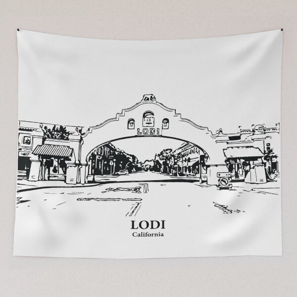 Item preview, Lodi - California designed and sold by Lakeric Cityscapes.