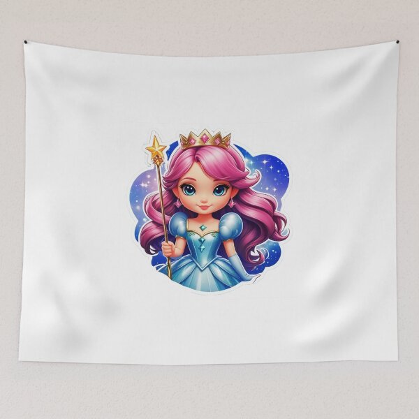 Item preview, Cute Princess Sticker designed and sold by Bunmigraphics .