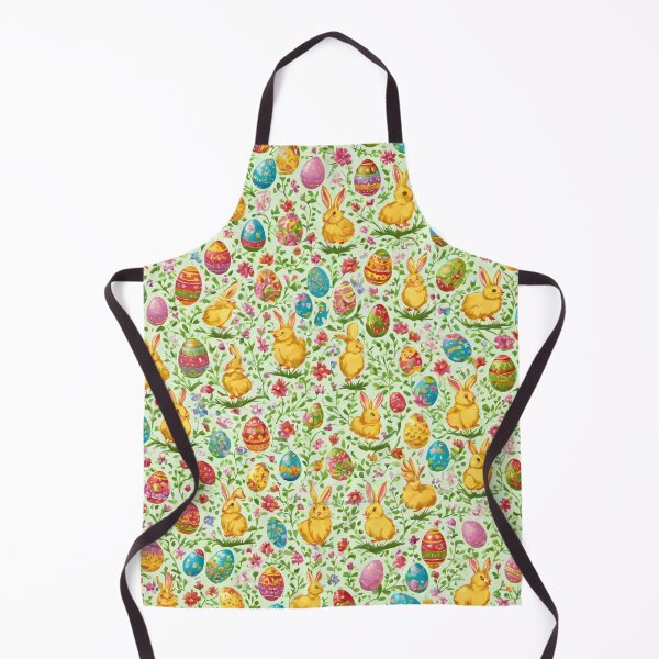 Item preview, Easter Eggs and Bunnies Pattern designed and sold by NerdscapeDC.