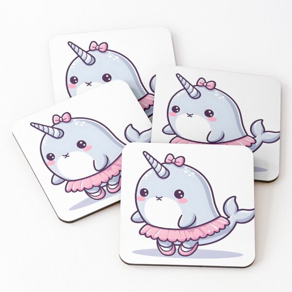 Item preview, Kawaii Narwhal: A Tutu And Ballet Slippers designed and sold by CanvasCutie.