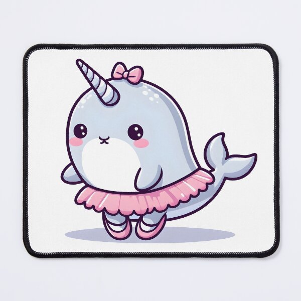 Item preview, Kawaii Narwhal: A Tutu And Ballet Slippers designed and sold by CanvasCutie.