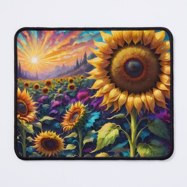 Item preview, Sunflower Field designed and sold by Geek-Girl-Art.