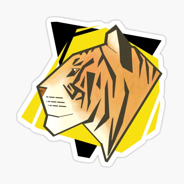 Item preview, Tiger - Yellow and Black  designed and sold by LegallyDistinct.
