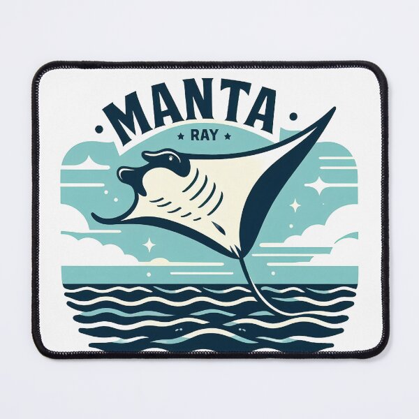 Item preview, manta ray flying above the sky designed and sold by zzinthestore.