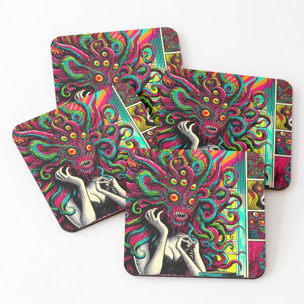 Item preview, Trippy Psychedelic Tentacle Monster designed and sold by AIPixelMaster.