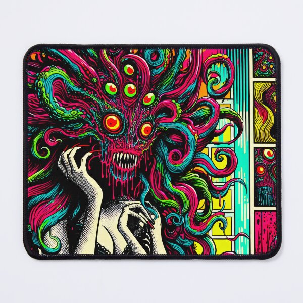 Item preview, Trippy Psychedelic Tentacle Monster designed and sold by AIPixelMaster.