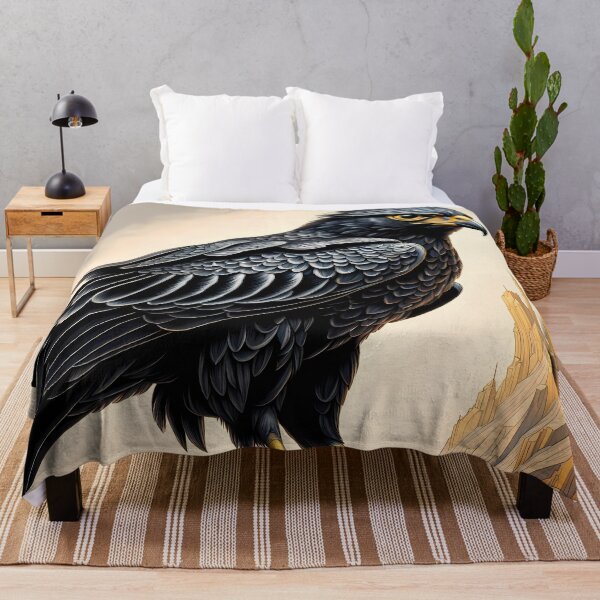 Item preview, Black Obsidian Falcon, Ai Generated Art designed and sold by ACC .