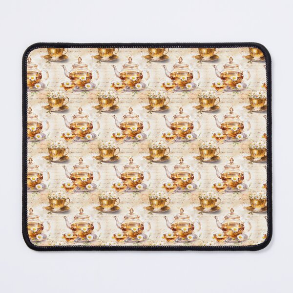 Item preview, Spring Floral Chamomile Tea Cottage Core Pattern designed and sold by LouieVanille.