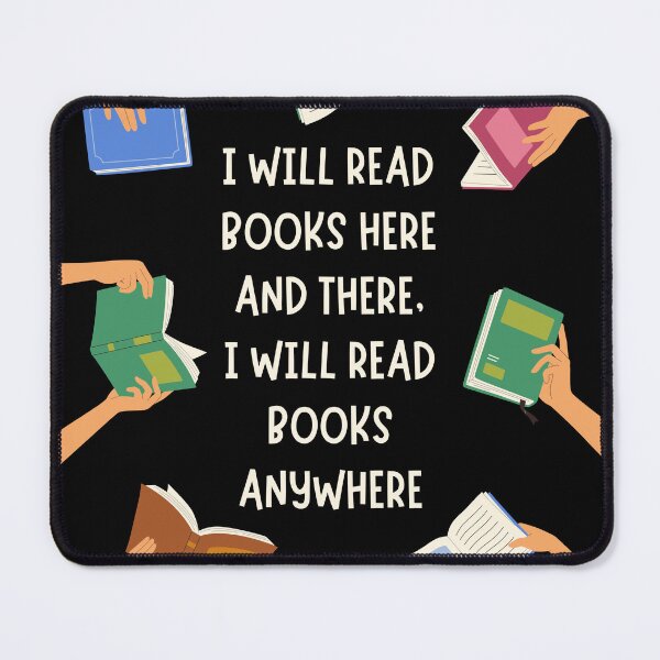 Item preview, I Will Read Books Here and ,I Will Read Books Anywhere designed and sold by ArtFromBeyond.