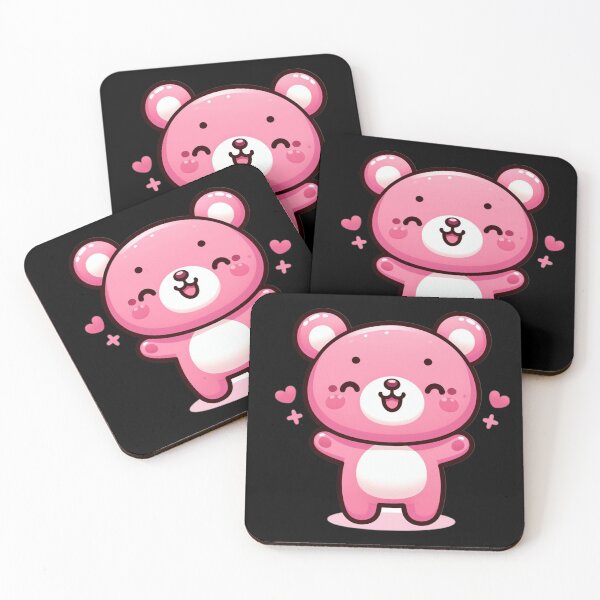 Item preview, Cute Pink Bear,Clipart, Adorable Bear Cub Clipart, Cute Animals designed and sold by SnuggleSafari.