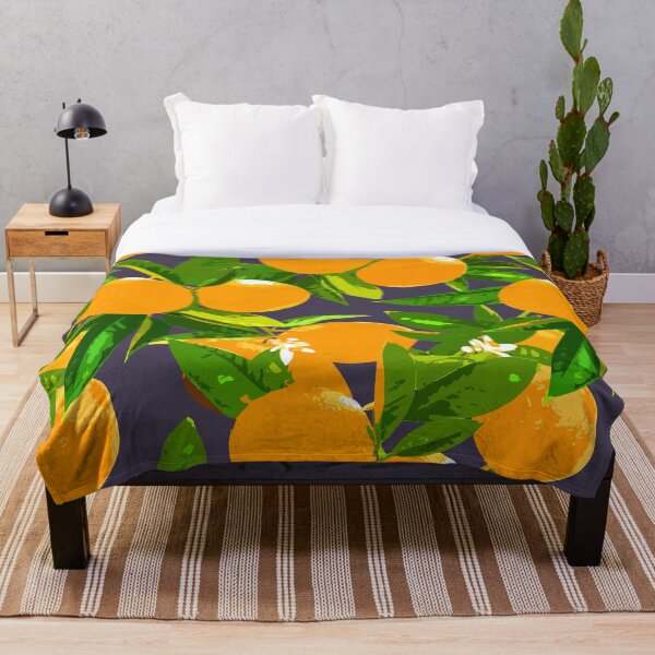 Item preview, Oranges and Orange Blossoms Tiled Motif designed and sold by GraphicAlchemy.