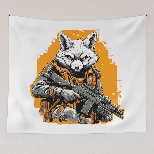 Item preview, White Wolf Sniper, cute anime design designed and sold by slemfiskz.