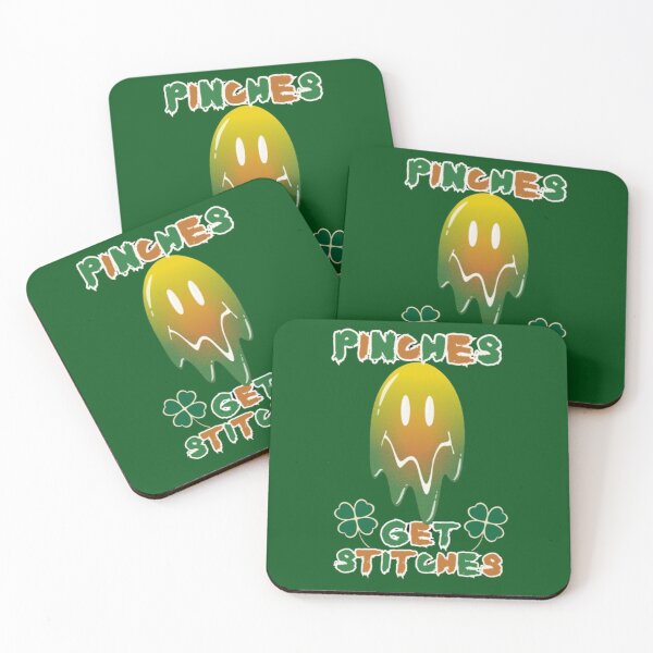 Item preview, Unisex Pinches Get Stitches Green Melting Smiley Face Saint Patricks Day Trendy Slogan Gift Idea designed and sold by EYE ILLUSTRATE  GRAPHICS.
