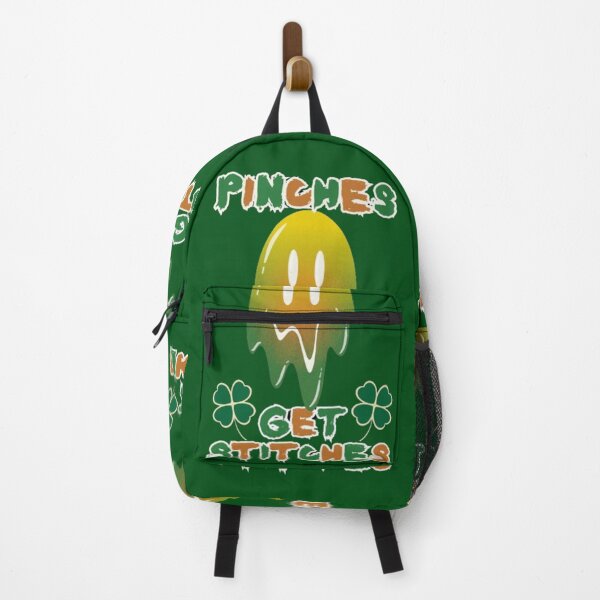 Item preview, Unisex Pinches Get Stitches Green Melting Smiley Face Saint Patricks Day Trendy Slogan Gift Idea designed and sold by EYE ILLUSTRATE GRAPHICS.