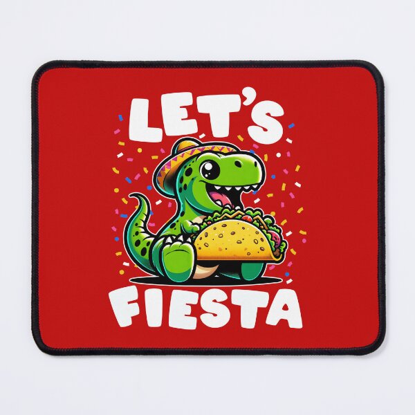 Item preview, Let's Fiesta Dinosaur & Taco designed and sold by DetourShirts.