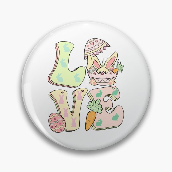 Item preview, Love Easter Rabbit  Happy Easter Vibes  designed and sold by BotunPeony.
