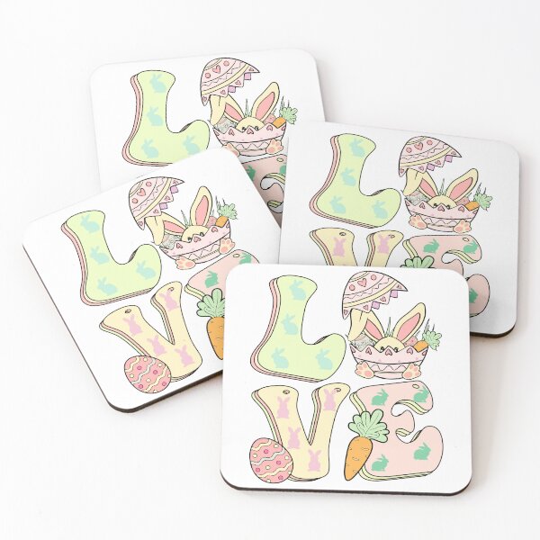 Item preview, Love Easter Rabbit  Happy Easter Vibes  designed and sold by BotunPeony.