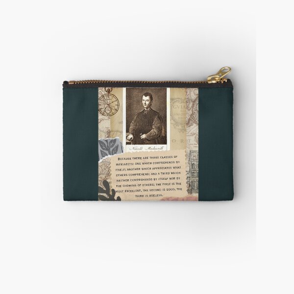 Item preview, Niccolò Machiavelli portrait and quote: Niccolò Machiavelli portrait and quote: “Because there are three classes of intellects... designed and sold by artbleed.