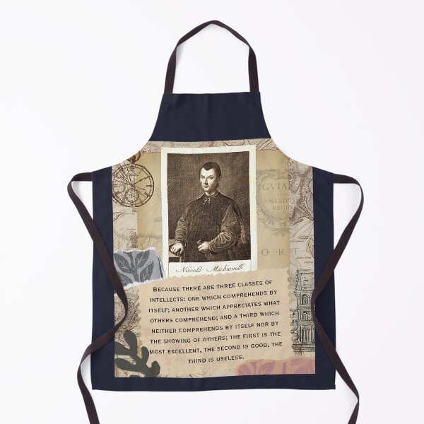 Item preview, Niccolò Machiavelli portrait and quote: Niccolò Machiavelli portrait and quote: “Because there are three classes of intellects... designed and sold by artbleed.