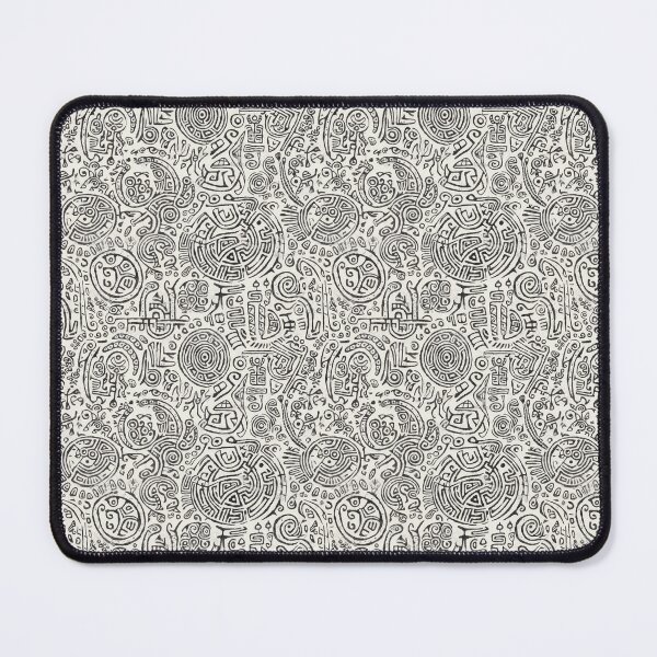 Item preview, Monochrome Tribal Manuscript designed and sold by Digital-Lys.