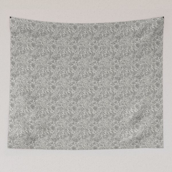Item preview, Monochrome Tribal Manuscript designed and sold by Digital-Lys.