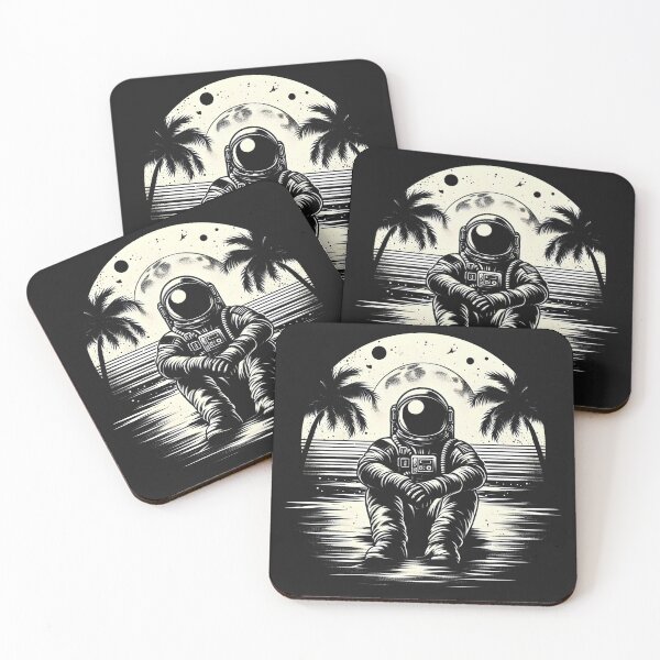 Item preview, Astronaut on Shore Graphic Design designed and sold by popflix.