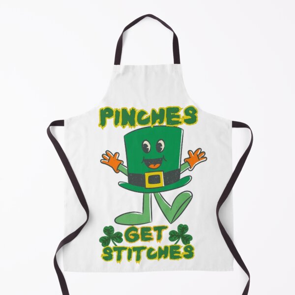 Item preview, Unisex Pinches Get Stitches Green Leprechaun Hat Mascot Smiley Face Saint Patrick's Day Trendy Slogan Gift Idea designed and sold by EYE ILLUSTRATE GRAPHICS.