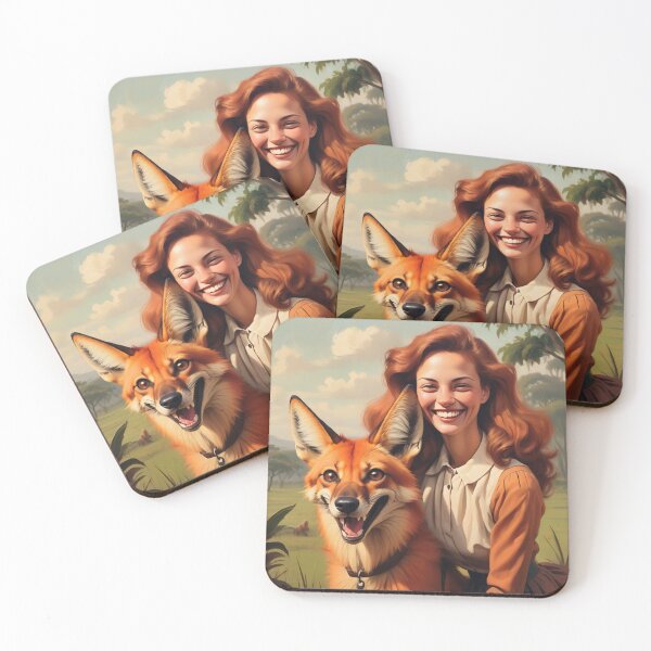 Item preview, Woman And Maned Wolf designed and sold by Gabriela McDaniel.