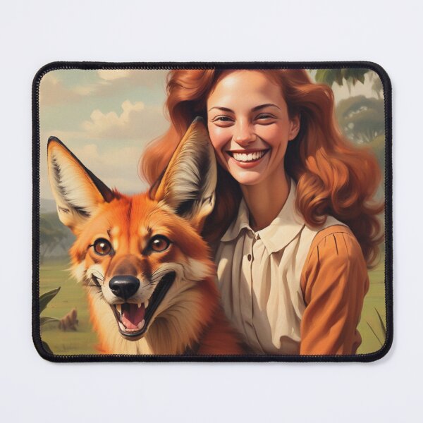 Item preview, Woman And Maned Wolf designed and sold by Gabriela McDaniel.